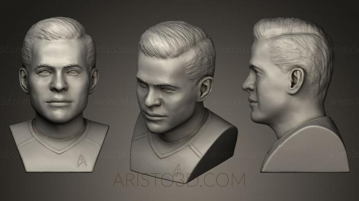 Busts and bas-reliefs of famous people (BUSTC_0091) 3D model for CNC machine